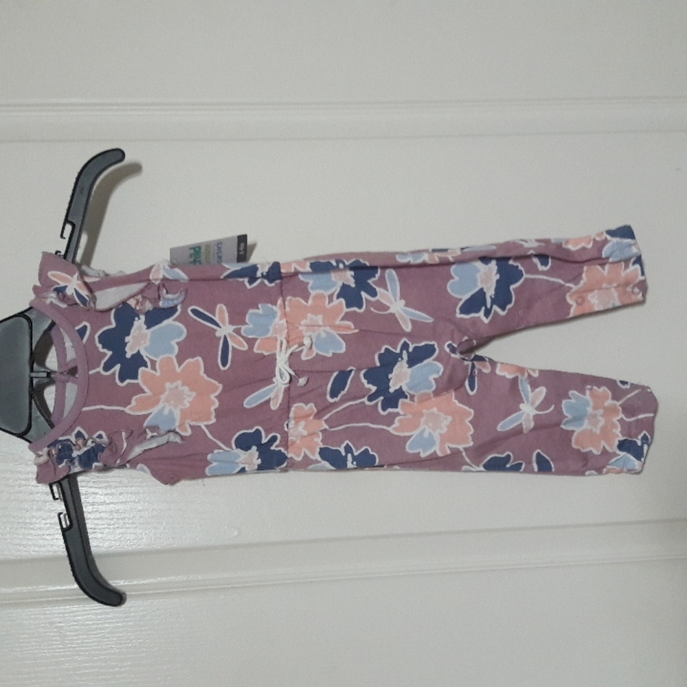 Child of Mine jumpsuit lavender 6-9mth